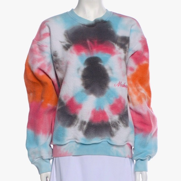 MADHAPPY Evil Eye Tie Dye UNISEX Sweatshirt - preowned by celebrity Madison Beer